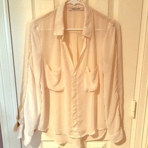 Cream/white blouse